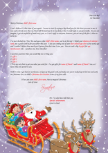 Load image into Gallery viewer, Personalised Santa Letter and Extras - Thanks For Your Letter
